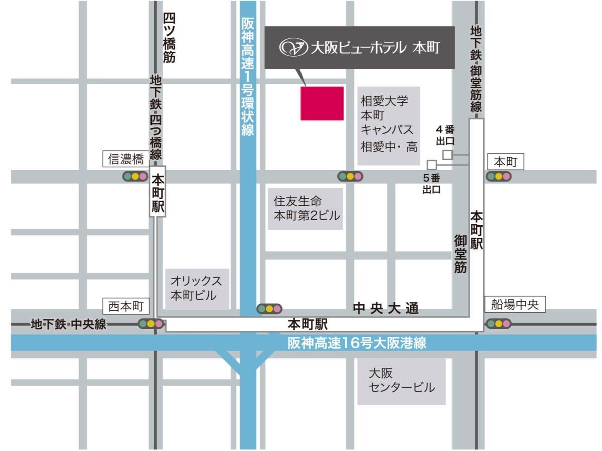 Osaka View Hotel Honmachi Zewnętrze zdjęcie